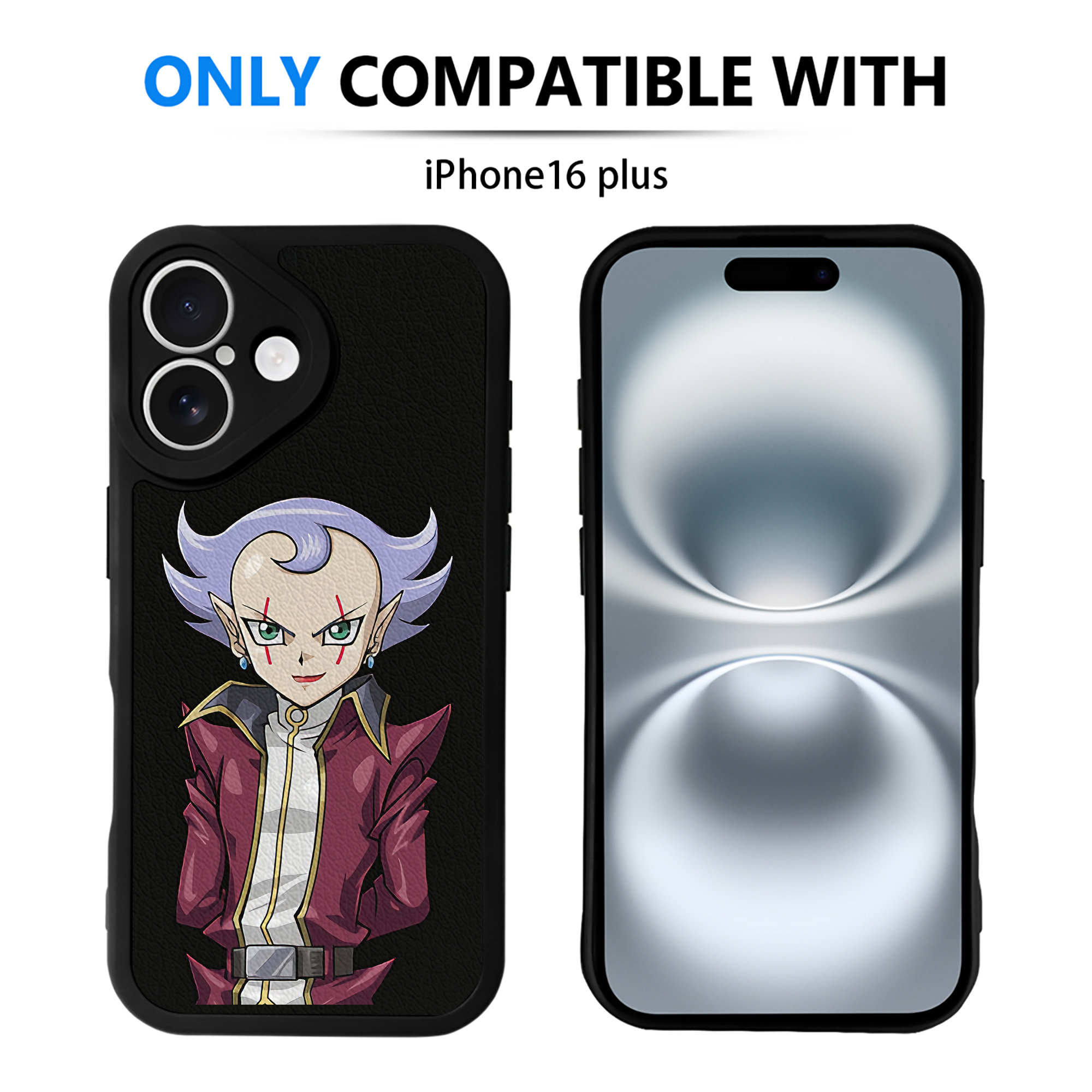 遊☆戯☆王 Yu-Gi-Oh! 【iPhone 16シリーズ対応】シリコンスマホケース（レザー調） 材質：シリコン